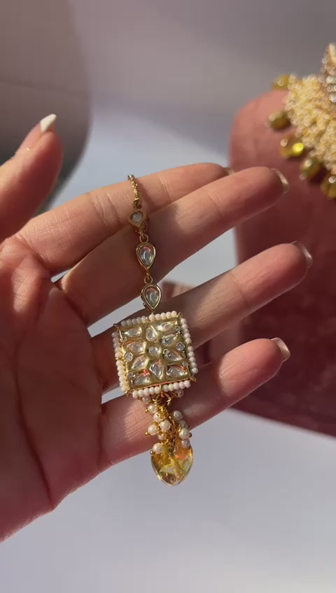 Sairah Polki Kundan Necklace Set
