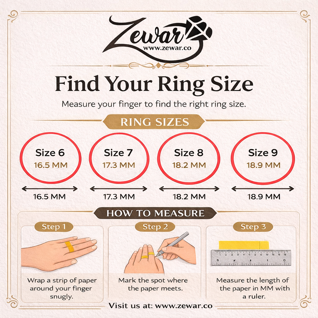 Crown Tear Drop Ring  (925 Sterling Silver)
