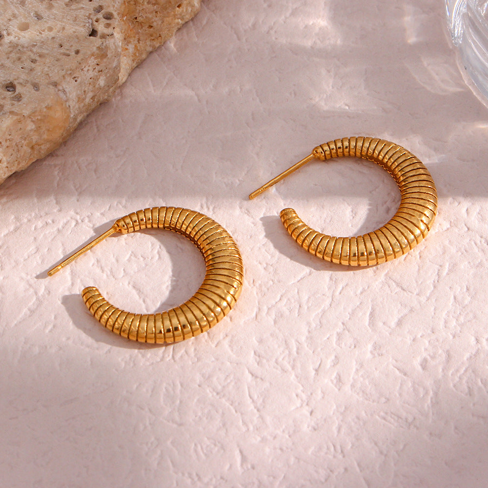 Croissant Hoop Earring