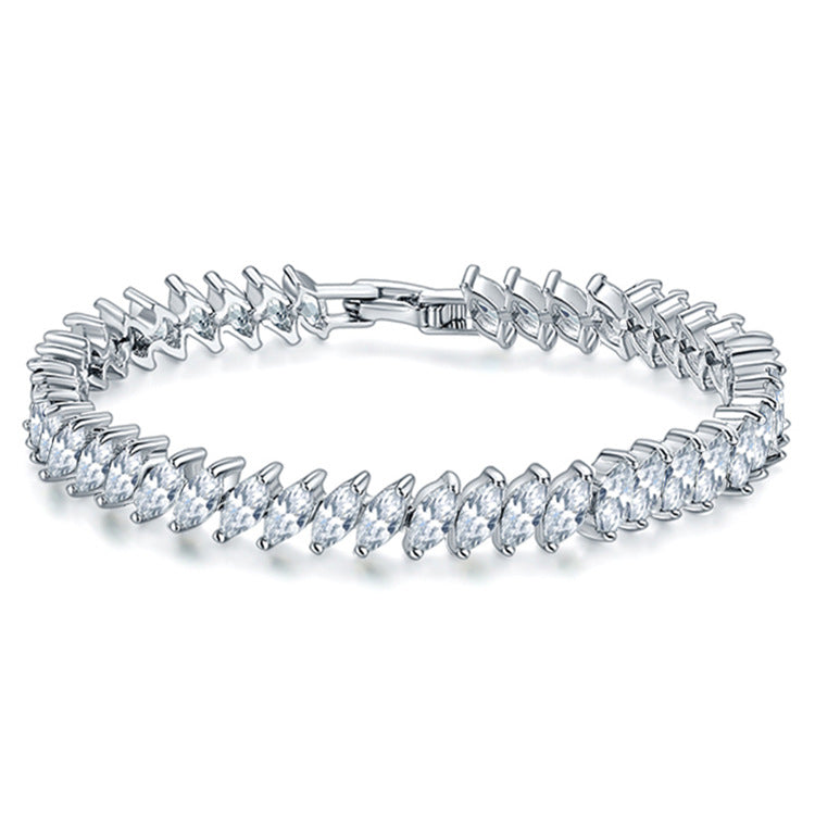 Marquise Cubic Zirconia Tennis