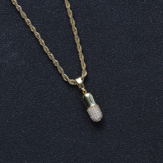 Iced Chill Pill Necklace