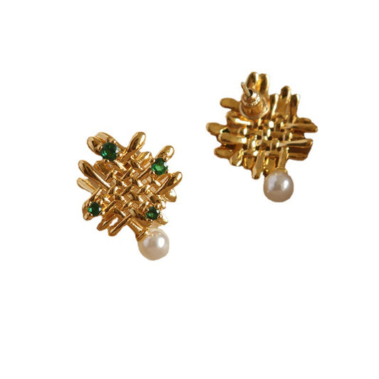 Hashtag Earrings (925 Sterling Silver)