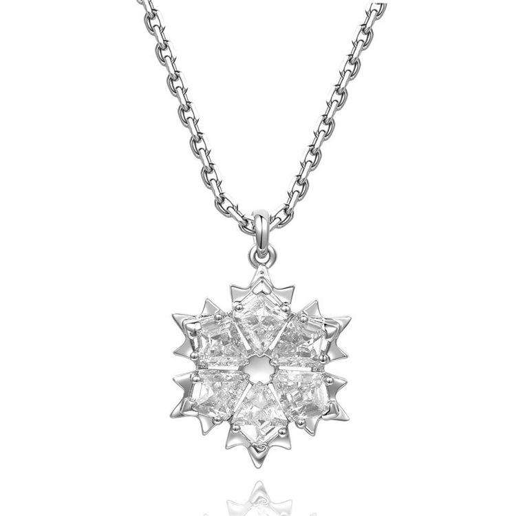 Snowflake Necklace (925 Sterling Silver)