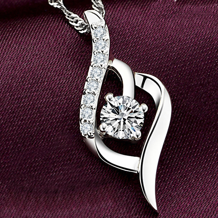 Infinity Love 925 Sterling Silver Necklace