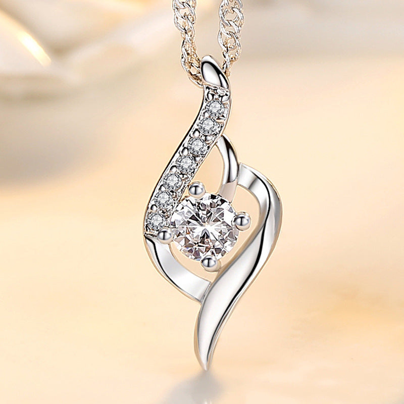 Infinity Love 925 Sterling Silver Necklace