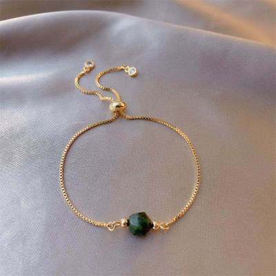Green Emerald Beads Bracelet