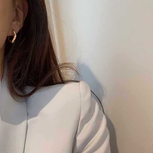 Delicate Gold Hoops
