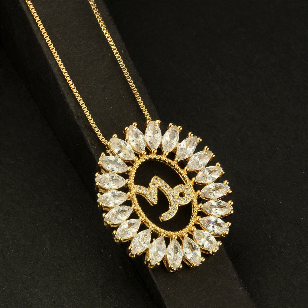 Intricate textures bring out the zodiac motif with subtle brilliance.