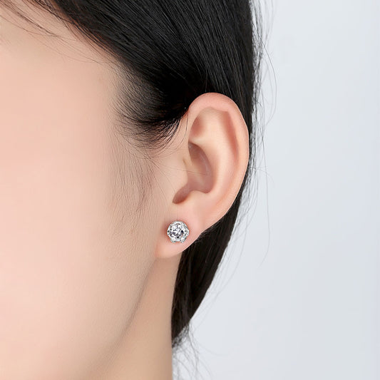 "Minimal yet majestic – Crown Solitaire, Sterling Silver crafted."