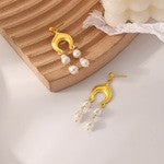 Boho-inspired wind chime earrings for women, ideal for adding flair to casual looks.