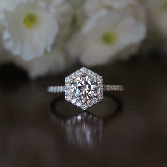 "Light up forever with a Cushion Cut shine in Pure Silver!"


