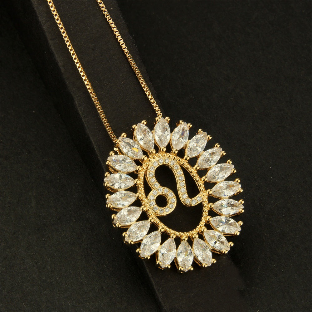 the circular shape represents wholeness and astrological harmony.