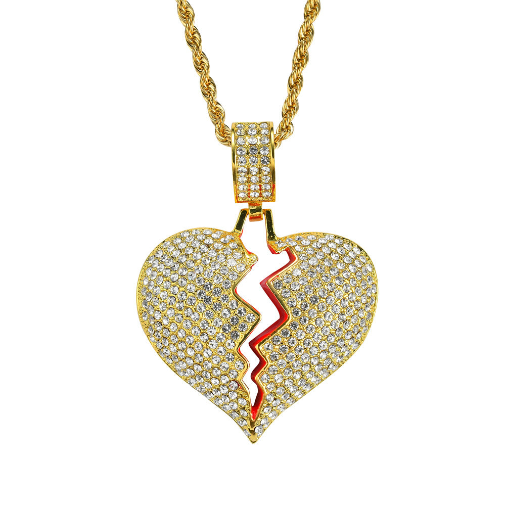 "Anti-tarnish necklace with a polished finish."
