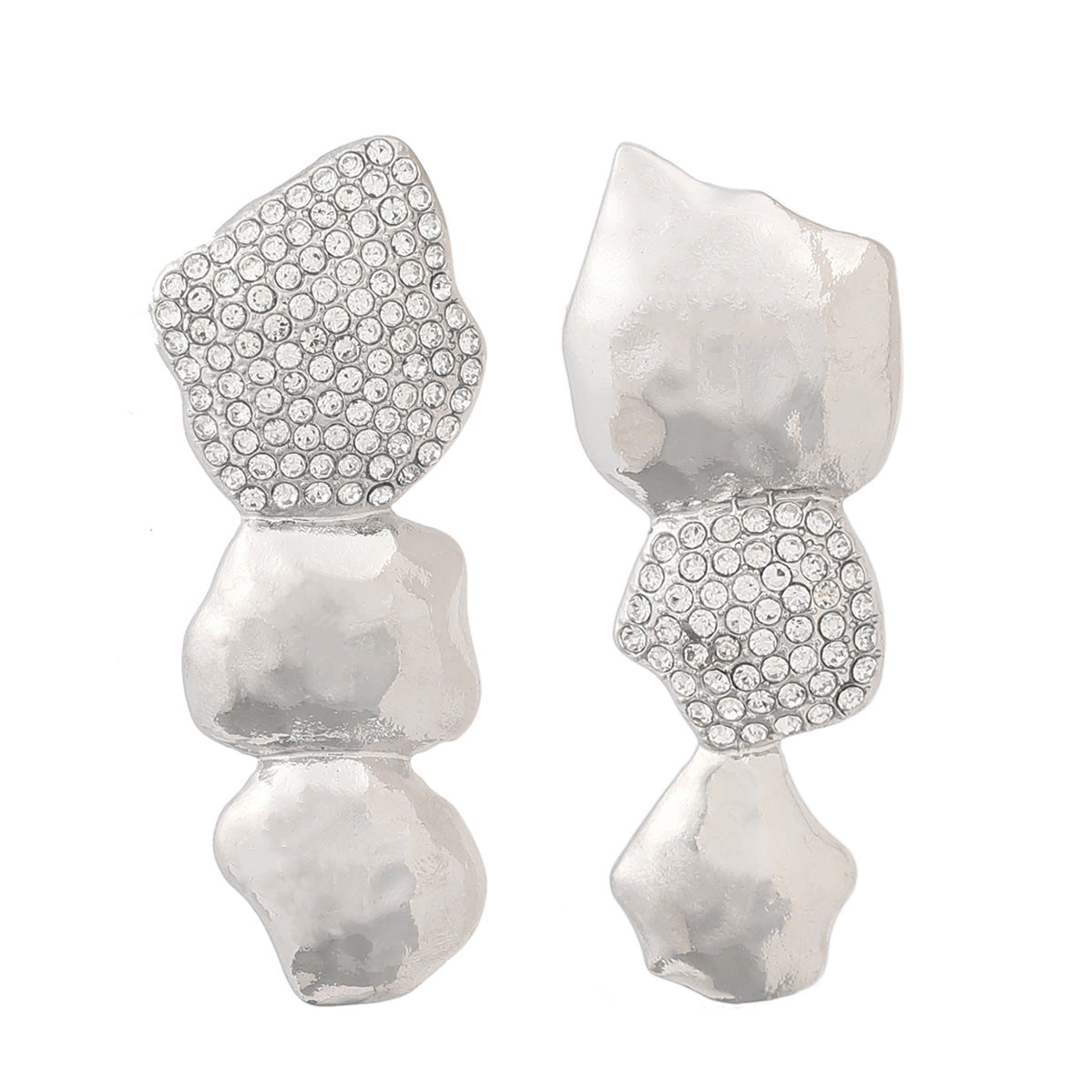 Sculpted Studded Earrings