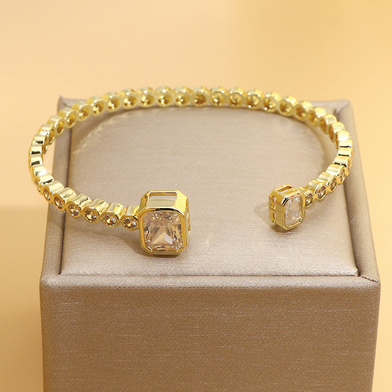 Baguette Cuff Bracelet