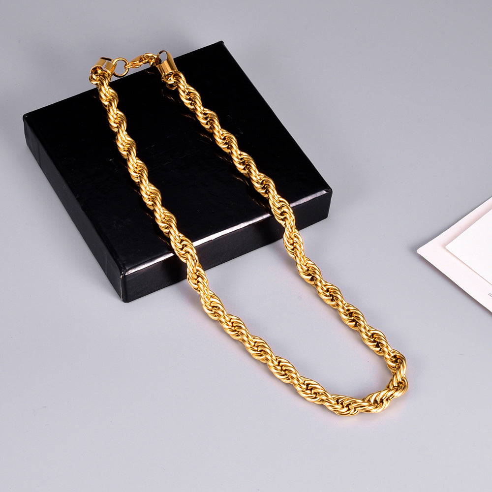 Twisted Rope Gold Chain