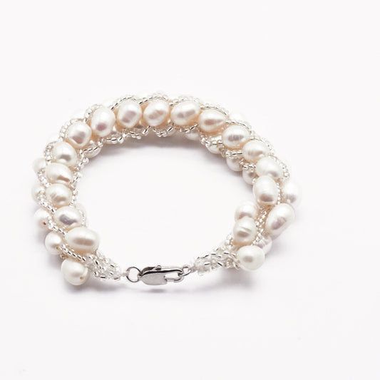 Beads Braided Pearl Bracelet