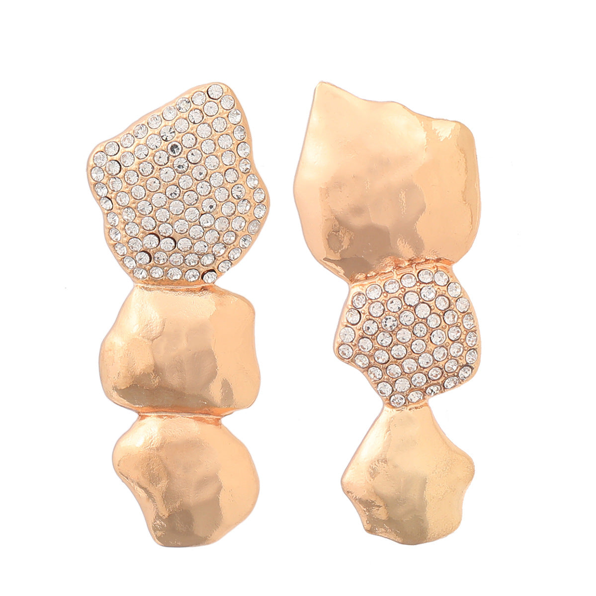 Sculpted Studded Earrings