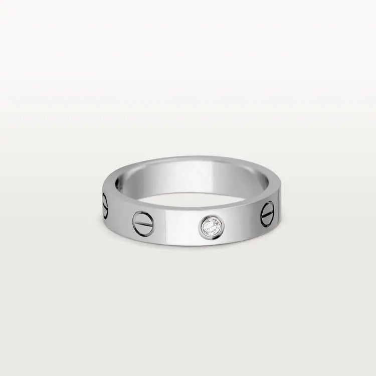 Studded Love Band Ring