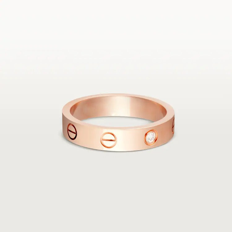 Studded Love Band Ring