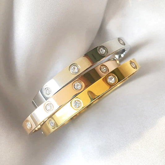 The Oval Love Bangle & Ring Combo Set