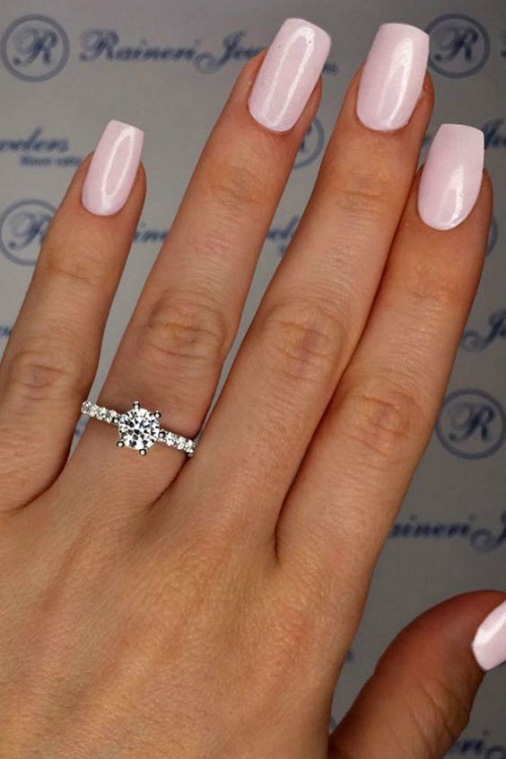 Subtle sparkle, timeless style. The tiny solitaire that says it all.